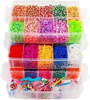 Loom, be one elastic kit to make jewelry and bracelets, creative gift to improve the imagination (15,000 pieces).. Your complete shopping solution, DIAYTAR NIGERIA offers extensive variety with budget-friendly delivery.