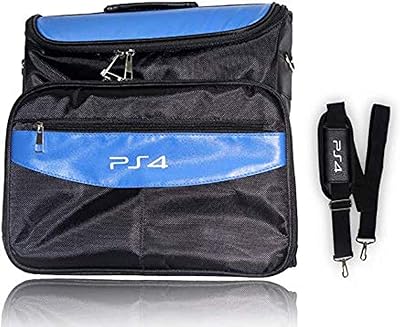Portable backpack for Sony PlayStation 4 with controllers.. DIAYTAR NIGERIA: Connecting every Nigerian with quality products at prices everyone can afford.