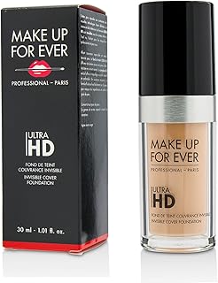 Fond de teint invisible cover make up for ever ultra hd 30 ml - # r220 (rose porcelaine).. DIAYTAR NIGERIA: Your partner in affordable online shopping with dependable delivery within 8 days.