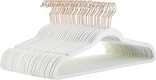 Amazon basics non-slip velvet hanger fine 50 pieces white FH-AZ047B.. Find everything you need at prices you'll love with DIAYTAR NIGERIA's comprehensive e-commerce platform.