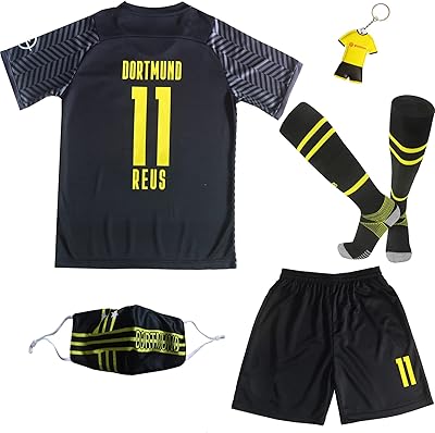 CEKFAX 2021/2022 Dortmund Home #9 Erling Haaland Reus #11 Set of football jersey socks for young children.. One platform, endless products — welcome to DIAYTAR Nigeria.