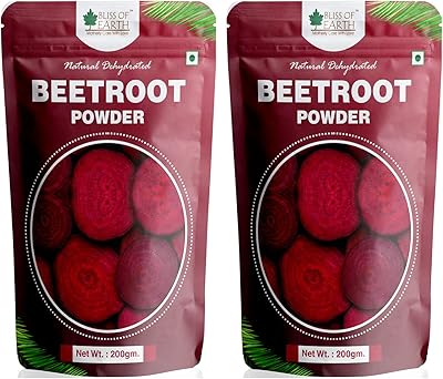 Natural dried beet powder Bliss of Earth 2 x 200 g (package of 2).. DIAYTAR NIGERIA delivers affordability and convenience with every purchase, shipped within the week.