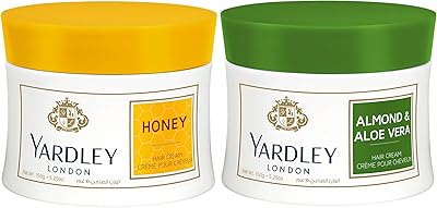 Yardley London double hair cream (2 x 150g) with almond and aloe honey.. DIAYTAR NIGERIA: Your trusted partner for affordable online shopping with reliable delivery timeframes.