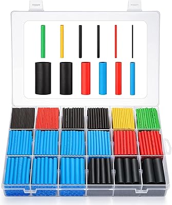 Kit of thermorettable Eventronic sheaths - Retractable sheath oversized with high withdrawal 2: 1, retractable film of marine quality - Industrial thermoretractable sheath - 1120 pieces.. DIAYTAR NIGERIA: Where every search leads to affordable products delivered promptly across Nigeria.