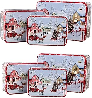 Christmas cookies for food storage - Decorative gift boxes for cookies, very thick metal (1).. Experience the ease of one-stop shopping with DIAYTAR NIGERIA's diverse catalog and nationwide delivery.
