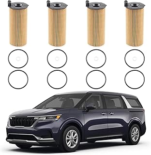 Daspikan oil filter 26320-3N000 4 parts compatible with Kia Carnival 2021 2022 3.5L engine.. Discover endless shopping possibilities at DIAYTAR NIGERIA, with budget-friendly prices and reliable delivery.
