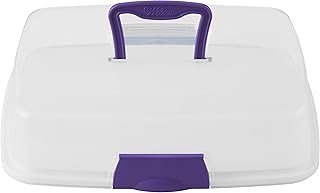 Wilton 2105 3281 Cakes and cupcakes, rectangular, plastic, transparent, 29 cm x 39 cm, 39 cm x 29 cm x 10 cm.. DIAYTAR NIGERIA: Nigeria's answer to affordable online shopping with reliable 5-8 day delivery guarantee.