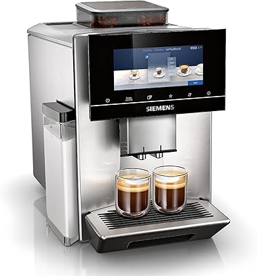 Fully automatic coffee maker Siemens TQ905GB3 EQ900 with Barista mode, Electronic mill, Bean Identifier System, 6.8 inch ISELECT screen and Home Connect Application in Stainless Stainless Steel.. DIAYTAR NIGERIA delivers satisfaction with every purchase through our affordable and reliable service.