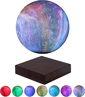 Moon light vga living floats and turns freely in the air with LED lights gradually changing between 7 colors, decorative light for children, lovers and friends (square base).. Shopping made simple with DIAYTAR NIGERIA's vast selection and budget-friendly nationwide delivery.