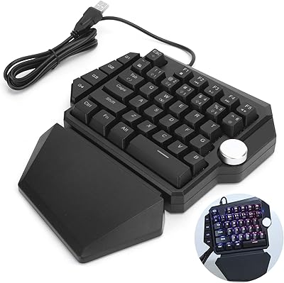 Mechanical game keyboard with an ergonomic design to relieve the pressure with 44 keys for the game.. DIAYTAR Nigeria: trusted by thousands for fast, reliable delivery.