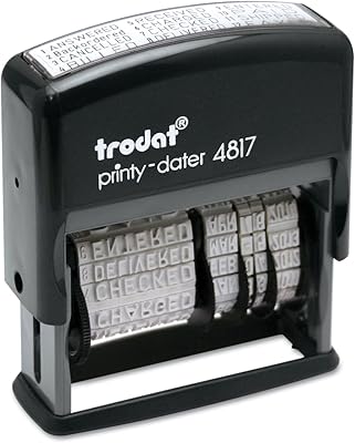 Trudat 4817 dateur buffer with 12 modifiable letters (red).. DIAYTAR NIGERIA: Your partner in affordable online retail with reliable delivery across the nation.