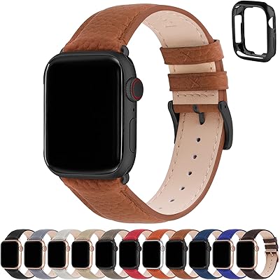 Folmosa Apple Watch Bracelet Compatible with Apple Watch 38 40 41 42 44 45 49 mm Compatible with IWATCH Ultra Se 2 and series 8 7 6 4 3 2 1 (38 mm/40 mm/41 mm, Brown + gray metal loop).. Discover the perfect balance of selection and value with DIAYTAR NIGERIA's nationwide delivery service.