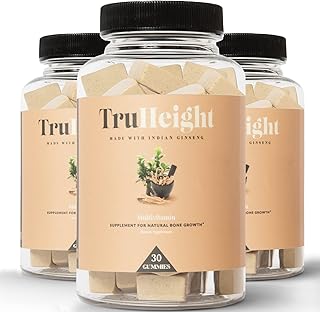 Truheight Gummies - Grow with essential nutrients for children, adolescents and young adults - Ashwagandha and calcium nanometer - Supplement maximizing height growth, increases bone force, from 5 years (3).. DIAYTAR NIGERIA: Transforming online retail with affordable prices and consistent 5-8 day nationwide delivery.