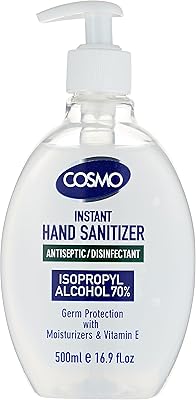 Instant disinfectant for the hands Cosmo Advanced, Disinfectant and Germicide, 500 ml.. E-commerce made for Nigeria — fast delivery and low prices at DIAYTAR.