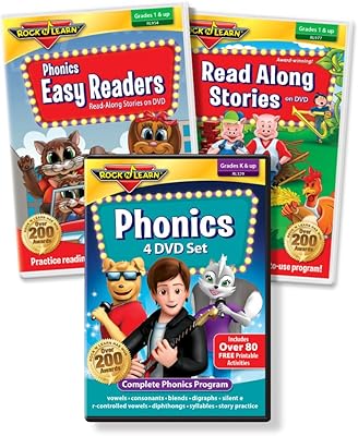 Collection de lecture de dvd rock and learn audio de 4 dvd.. DIAYTAR NIGERIA revolutionizes online shopping with competitive prices and reliable 5-8 day delivery.