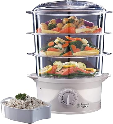Russell Hobbs 3 thicknesses 3 thicknesses 21140, 800 W, 9 L, white.. Fast. Reliable. Affordable. DIAYTAR Nigeria is all that and more.