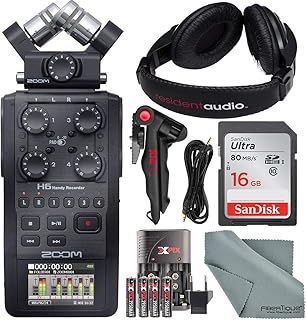 Zoom/Photocivage H6 Portable recorder 6 tracks with interchangeable microphone system.. No stress, no delays — DIAYTAR Nigeria is your trusted shopping partner.