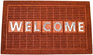 Built -in doormat in steel Danube Home Atlas Welcome - Dark Brown, 45x75 cm.. DIAYTAR NIGERIA: Where shopping meets satisfaction with affordable prices and delivery within 8 days.
