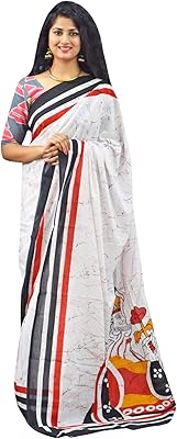 I Mitra Fashion Sari 100 % Pure Cotton Printed by hand for women with blouse.. Thousands of items, all priced just right — shop DIAYTAR Nigeria today.
