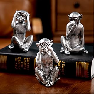 Statue of monkey 3 wise no point See Talk Evil Monkey Decoration La Maison.. Transform how you shop with DIAYTAR NIGERIA's vast selection and budget-friendly delivery options.