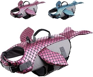 Javist dog life vest, high -burst blue whale life jacket with reflective fish scales, small and medium -sized dog rescuer (size L, red).. No hassle, just shopping — DIAYTAR Nigeria delivers in under 8 days.