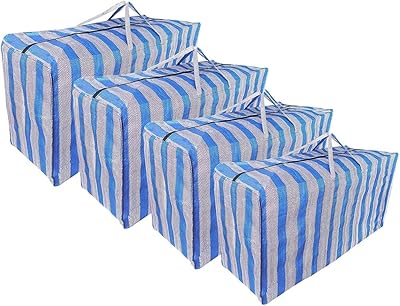 4 -piece Homarket Extra Large Linge Bags with storage zipper.. Nigeria shops with DIAYTAR — wide selection, fast shipping, and great value.