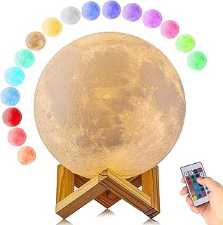 Xndryan A15 moon lamp, full moon lamp printed in 3D 15 cm, moon night light with contact and remote control.. Discover thousands of products on DIAYTAR Nigeria with delivery between 5 to 8 days across the country.