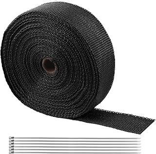 Supit fiberglass's thermal exhaust wrap with protective and steel tape.. Experience the simplicity of DIAYTAR NIGERIA's extensive marketplace with delivery within 8 days.