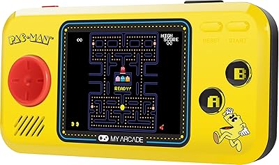 My portable game controller Arcade Pac-Man Pocket Player: 3 integrated games, DRMDGUNL3227, yellow.. Discover a world of affordable shopping with DIAYTAR NIGERIA's vast marketplace delivered to you in days.