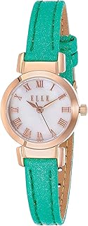 Analog dial watch and leather bracelet for women - E7497LSM.. Experience shopping without compromise at DIAYTAR NIGERIA, with vast selection and quick delivery.