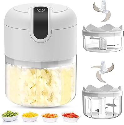 Mini electric garlic chopper onion mini portable pepper for cantaloup.. Experience hassle-free shopping with DIAYTAR NIGERIA's user-friendly platform and prompt delivery service.