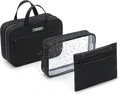 Betravel nylon toilet bag for women, 2 in 1 men's toiletry bag, double toilet bag, travel accessories.. DIAYTAR NIGERIA: Where affordability and variety meet with convenient delivery within 8 days.