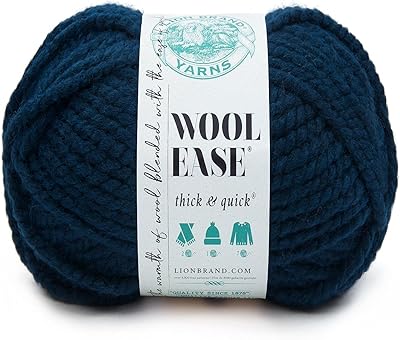 Lion Brand Spinning Company thick and fast wool 640-109, petroleum blue, one size.. Enjoy effortless shopping and speedy delivery with DIAYTAR Nigeria.
