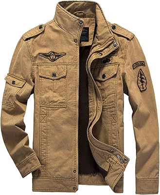 Merced for men's jacket, military jacket with an upright collar, aviator jacket.. Shop the smart way with DIAYTAR NIGERIA's extensive selection and budget-friendly nationwide delivery.