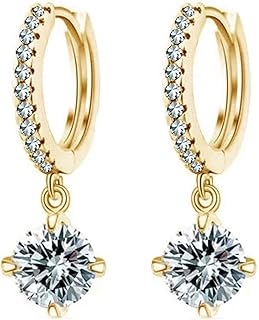 Modern Bali earrings Placked Platinum/18 -carat gold dotted with Austrian crystals for girls and women of Shining Diva.. Nigeria's most loved e-commerce platform delivers affordable shopping solutions to your doorstep.