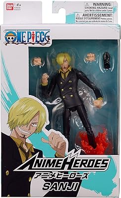 Bandai One Piece Sanji figurine, 6.5 inches, multicolored, 36933.. DIAYTAR NIGERIA: Where quality meets affordability, with thousands of products delivered in less than 8 days.