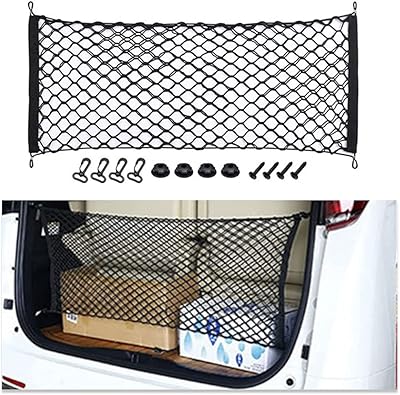Robust stretchy rear baggage mesh as a universal elastic net for storage car.. With DIAYTAR Nigeria, everything is within reach — and within budget.