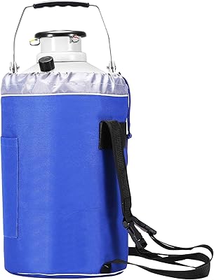 Qivgxbo liquid nitrogen container 6L Cryogenic container LN2 Dewar reservoir with 6 -piece bogus straps for laboratory.. Discover why millions choose DIAYTAR for affordable online shopping with delivery in just 5-8 days.