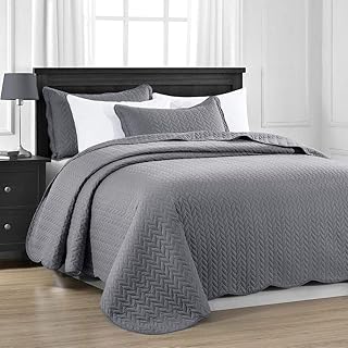 Moonlight 20015 King size mattress cover 240x260 cm + 2 pillowcases for bedroom decoration, reversible duvet cover checkered finish.. DIAYTAR Nigeria — the online store where variety meets value.