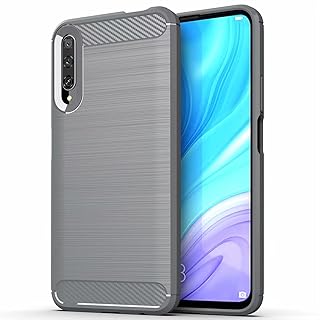 Huawei y9s shell, brushed carbon fiber texture pattern, ultra fine protection cover in flexible anti -fall - gray.. DIAYTAR NIGERIA: Where convenience meets affordability with delivery across Nigeria in under 8 days.