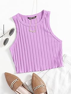 DSUBAN fine straps blouse with ribbed knit and striped lettuce pattern (color: mauve, size: xs).. From checkout to your doorstep in less than a week — DIAYTAR Nigeria.