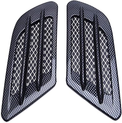 Leor 1 pair of universal stickers for car lash car landscape adapted to all cars (carbon fiber).. Nigeria shops with DIAYTAR — wide selection, fast shipping, and great value.