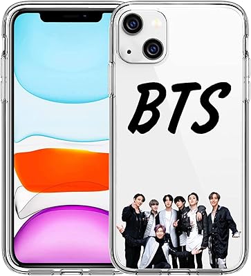 IPhone 13 shell, unique design in flexible tpu shock resistant, transparent flexible shell for men, women, girls and boys (fashion -bts -4).. Find everything you need at prices you'll love with DIAYTAR NIGERIA's comprehensive e-commerce platform.