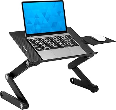 Adjustable Mount IT Laptop Support with integrated cooling fans and basic mouse tray, Ergonomic Laptop Support easy to use for bed, sofa and table, portable and light.. DIAYTAR NIGERIA revolutionizes online shopping with competitive prices and reliable 5-8 day delivery.