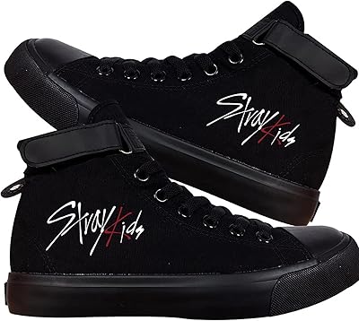KPOP Stray Canvas Sneakers Unisexes Bangchan Felix Hyunjin Jeongin Walker Shoes with high collar.. DIAYTAR NIGERIA revolutionizes access to quality products with affordable prices and dependable shipping.