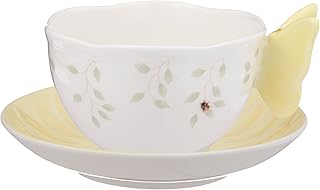Lenox cup and saucer set 0.4 liter in butterfly relief - 806725.. Shop without limits at DIAYTAR NIGERIA and receive your purchases at budget prices within the week.