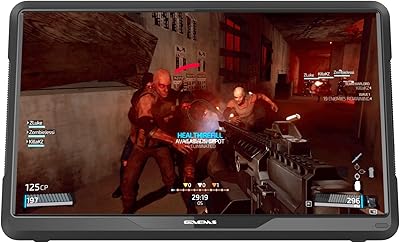 HD LED Games M155 15.5 "portable performance monitor for PlayStation 4, Xbox One and other consoles (controller not included).. DIAYTAR NIGERIA connects desires with reality through affordable prices and reliable delivery service.