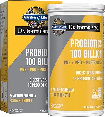 Complete 3 in 1 supplement of probiotics, prebiotics, prebiotics, digestive and immune Garden of Life for women and men - extra loud, 100 billion UFC, 30 -day supply per Dr. formd, 3 in 1.. DIAYTAR NIGERIA brings quality products to every corner of Nigeria at prices everyone can afford.