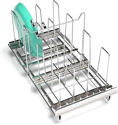 Organizer of extractable home zone kitchen cabinet with 1 storage layer and separators, 11 "of width x 21" deep.. DIAYTAR NIGERIA makes online shopping accessible to all with budget-friendly prices and reliable delivery.