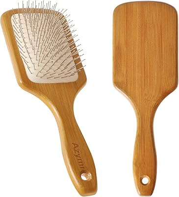 Large hairbrush, air cushion massage comb, natural bamboo and upper stainless steel to massage the scalp in order to prevent the loss and breakage of hair.. Shop across boundaries with DIAYTAR NIGERIA's comprehensive catalog delivered nationwide at budget rates.